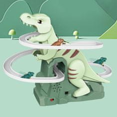 JOJOY® Penjač stepenicama s dinosaurom, svjetlosni i glazbeni efekt, sigurna igra za djecu 3+ | DINOCLIMBER