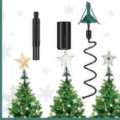 HOME & MARKER® Podesiva metalna šipka za stabilizaciju vrha božićnog drvca, univerzalna i čvrsta | STABLESTAR