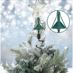 HOME & MARKER® Podesiva metalna šipka za stabilizaciju vrha božićnog drvca, univerzalna i čvrsta | STABLESTAR