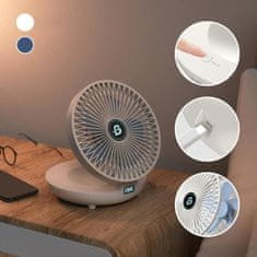 HOME & MARKER® Prenosni mini ventilator za sobu i ured, 3 brzine, USB punjenje – praktičan i lagan | AIRCOLIO