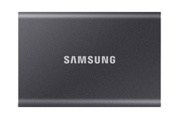 slomart Vanjski SSD Samsung T7 (1TB; USB 3.2; sivi; MU-PC1T0T/WW)