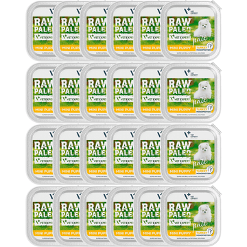 VetExpert Raw Paleo pureća pašteta Mini Puppy 24x150g