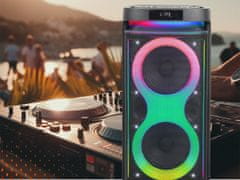 Manta SPK0804B160 HEKTOR prijenosni KARAOKE zvučnik + mikrofon, daljinski upravljač