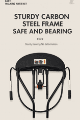 Tavalax Dječja ležaljka–ljuljačka, 3 položaja 21°/33°/45°, sklopiva, čelični okvir, odvojiva tkanina, s lukom za igračke