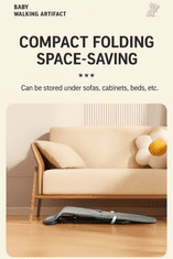 Tavalax Dječja ležaljka–ljuljačka, 3 položaja 21°/33°/45°, sklopiva, čelični okvir, odvojiva tkanina, s lukom za igračke