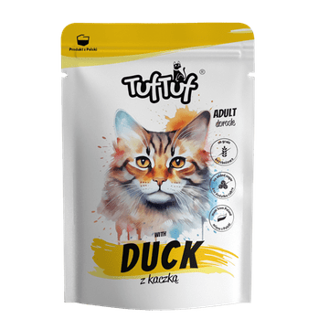 TufTuf mokra hrana za mačke, pačetina, vrećica 100g, pašteta
