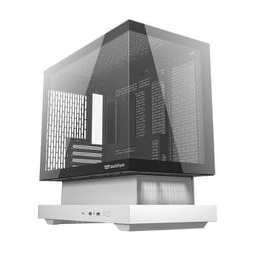 darkFlash DARKBLASH F1 kućište za računalo + 6 ARGB ventilatora (bijelo)