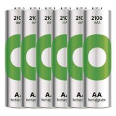GP Baterija GP ReCyko, 2100 mAh, HR6 (AA), 6 kom