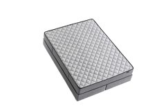 Woody Fashion Madrac, Bijela boja Sivo, Diamond 100x200 cm Single Size Ultra Firm Mattress