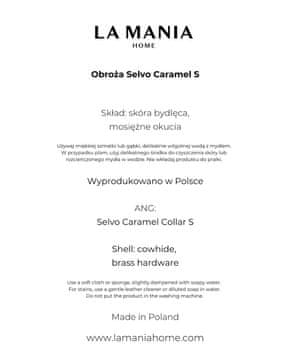 Selvo Caramel S ovratnik