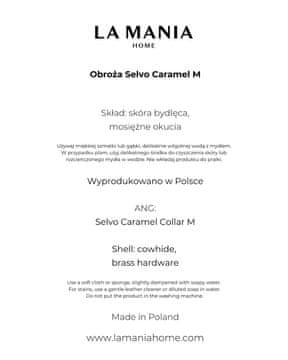 Selvo karamel ovratnik M