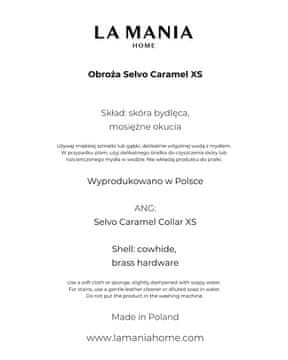 Selvo Caramel XS ovratnik
