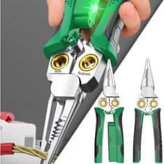 Vixson Višenamjenska kliješta za skidanje izolacije, 8-u-1 s ispitivačem napona, ergonomska | POWERPLIERS