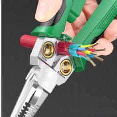 Vixson Višenamjenska kliješta za skidanje izolacije, 8-u-1 s ispitivačem napona, ergonomska | POWERPLIERS