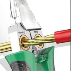 Vixson Višenamjenska kliješta za skidanje izolacije, 8-u-1 s ispitivačem napona, ergonomska | POWERPLIERS