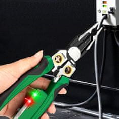 Vixson Višenamjenska kliješta za skidanje izolacije, 8-u-1 s ispitivačem napona, ergonomska | POWERPLIERS