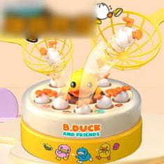 JOJOY® Interaktivna igra s letećim patkama, set s ručnim mrežicama, zabava za djecu 3+ | CATCHDUCK