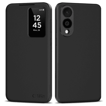 Tech-protect Smart Wallet preklopna maska za Samsung Galaxy S25 Edge, crno