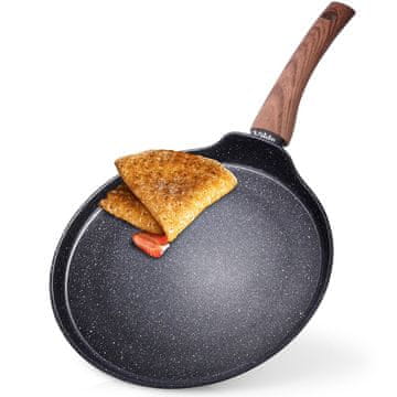 Vilde Granitna tava za palačinke BLACK&WOOD 24 cm