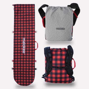 Torba za snowboard, vodootporna torba, futrola, ruksak, cipele 2 u 1,
