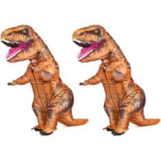 VIVVA® T-Rex kostim dinosaura na napuhavanje za odrasle, smiješni Halloween party kostim, set od 2 kostima | TREXCOS