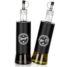 Artemis 2x Staklena boca s dozatorom za maslinov ocat 300 ml