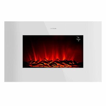 Cecotec Električni Kamin ReadyWarm 3590 Flames Connected Bijela