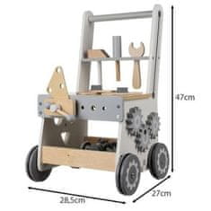 Kruzzel Dječja drvena radionica 3 u 1 s alatom