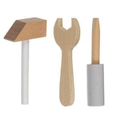 Kruzzel Dječja drvena radionica 3 u 1 s alatom