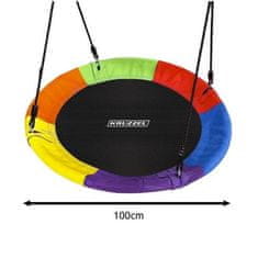 Kruzzel Viseća ljuljačka Četverobojna - promjer 100 cm