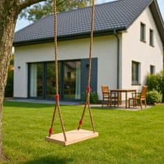 Kruzzel Dječja drvena vrtna ljuljačka 40x16 cm