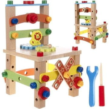 Kruzzel drveni stol za sastavljanje - DIY igračka