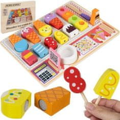 Kruzzel Kruzzel drvena sladolednica - 27-dijelni drveni komplet