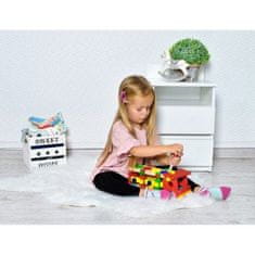 Kruzzel Kruzzel dječji drveni kamion za sastavljanje, s vijcima, čekićem i kuglicama