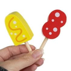 Kruzzel Kruzzel drvena sladolednica - 27-dijelni drveni komplet