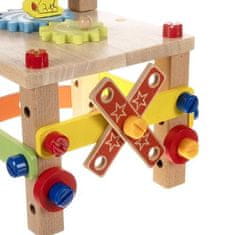 Kruzzel Drveni stol za sastavljanje - DIY igračka