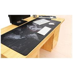 Verk Podloga za miš i tipkovnicu 90x40 cm Karta Svijeta