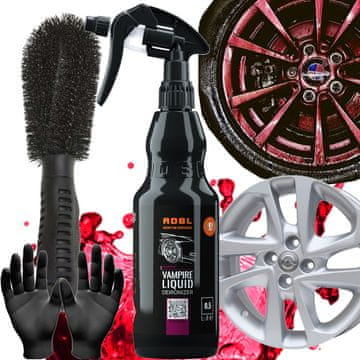 Adbl vampire tekućina 500ml tekućina za odmašćivanje ironizatora + četka ZA pranje felgi