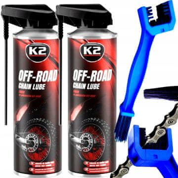 2 x K2 OFF-road mast ZA lance bicikla + četka