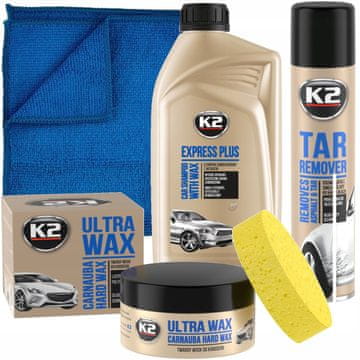 Set od tvrdog karnauba voska + sredstva za uklanjanje katrana za uklanjanje katrana i ljepila