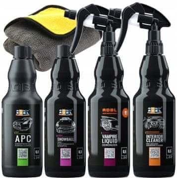 ADBL COSMETICS SET ZA ČIŠĆENJE PLASTIKE AUTOMOBILA I KOKPITA