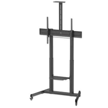 Manhattan 60" do 120" monitor – 120 kg, nagib od –10 do +5°, okretanje 90°, izdržljiva, višenamjenska kolica