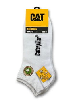 CAT AV179 niske muške čarape, bele, 39-42, 3 para