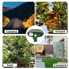 HOME & MARKER® Ultrazvučni odganjalec živali, elektronski tjeralec mačaka, ptica i glodavaca | SONICFIELD