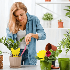 HOME & MARKER® Žute ljepljive naljepnice za muhe, Zamke i lepljive trake protiv insekata (10 kom) | BUGILURE