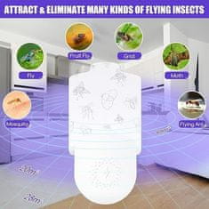 HOME & MARKER® Lovilac letećih insekata, UV past za insekte, Lepiljna plošča za žuželke | TRAPKO