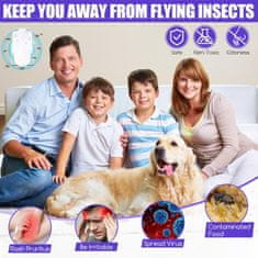 HOME & MARKER® Lovilac letećih insekata, UV past za insekte, Lepiljna plošča za žuželke | TRAPKO