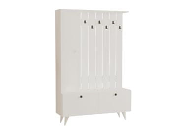 Woody Fashion Stalak za hodnik, Lala - White