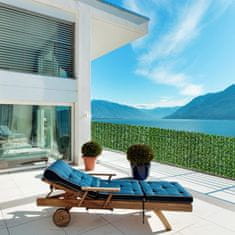 HOME & MARKER® Vrtna ograda s umjetnim zelenilom, panel za privatnost (3x0,5 m) | LEAFPANEL