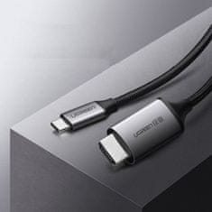 Ugreen HDMI na USB-C 4K 60Hz 1,5 m crno-sivi adapter kabel